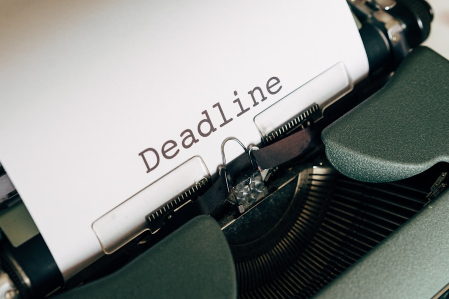 Photo "Deadline Tracker: Important Deadlines Before the Move"